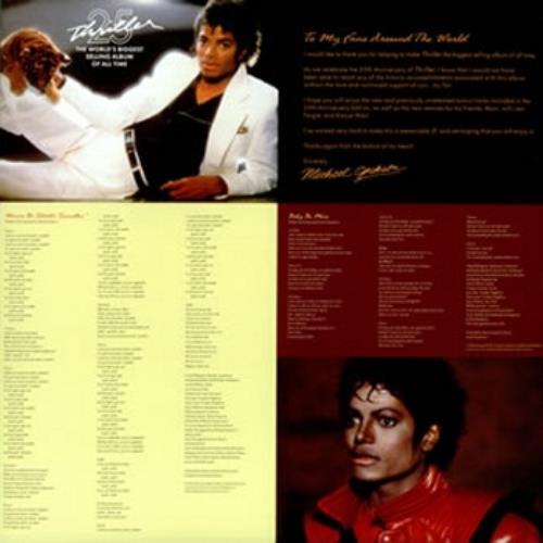 Michael Jackson Thriller - 25th Anniversary Edition UK 2-LP